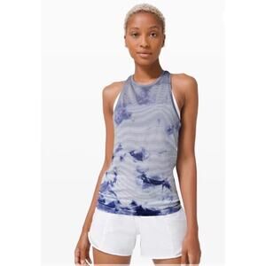 Lululemon SWIFTLY tech Tank 2.0 Wash Shibori Midnight Orchid Tie Dye Size 6